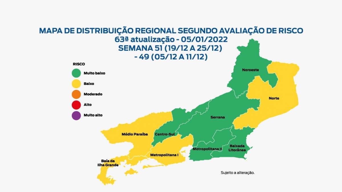 A 63ª edição do Mapa de Risco da Covid