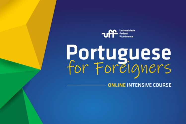 Imagem de divulgação do curso de Português para Estrangeiros