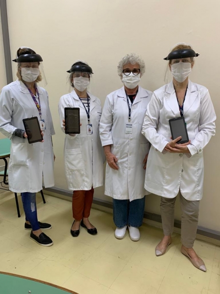 Andréia Thurler, Thabata Luiz, Tânia Ventura e Virgínia Dresch.