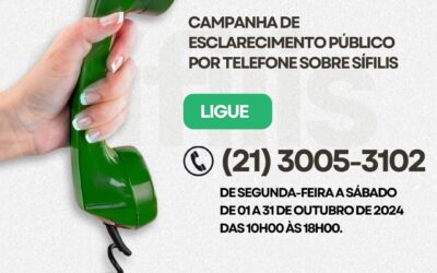 UFF participa de campanha nacional de conscientização sobre sífilis